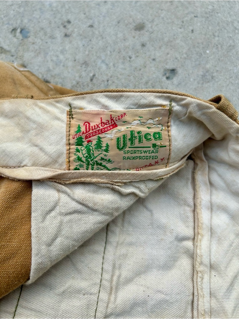 Rare Utica Duxbak Corp Canvas Hunting/Field Pants - Picture 13 of 14